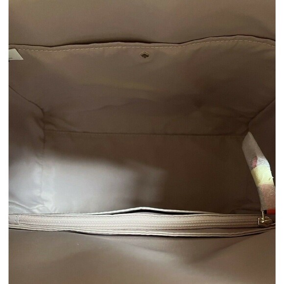 New Kate Spade Day Pack Medium Backpack Pebble Leather Peach Melba - Picture 6 of 6